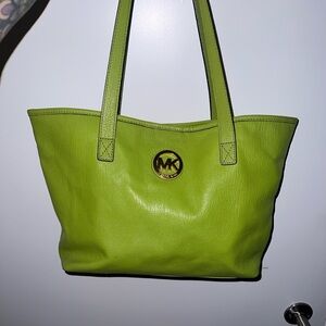 Michael Kors Green Tote purse